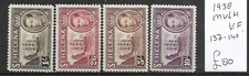 St Helena  @ SG137/40 KGVI: Definitives   MVLH Nice Priced @GB1826