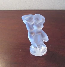 Lalique crystal Pan and Diane figurine paperweight 11907