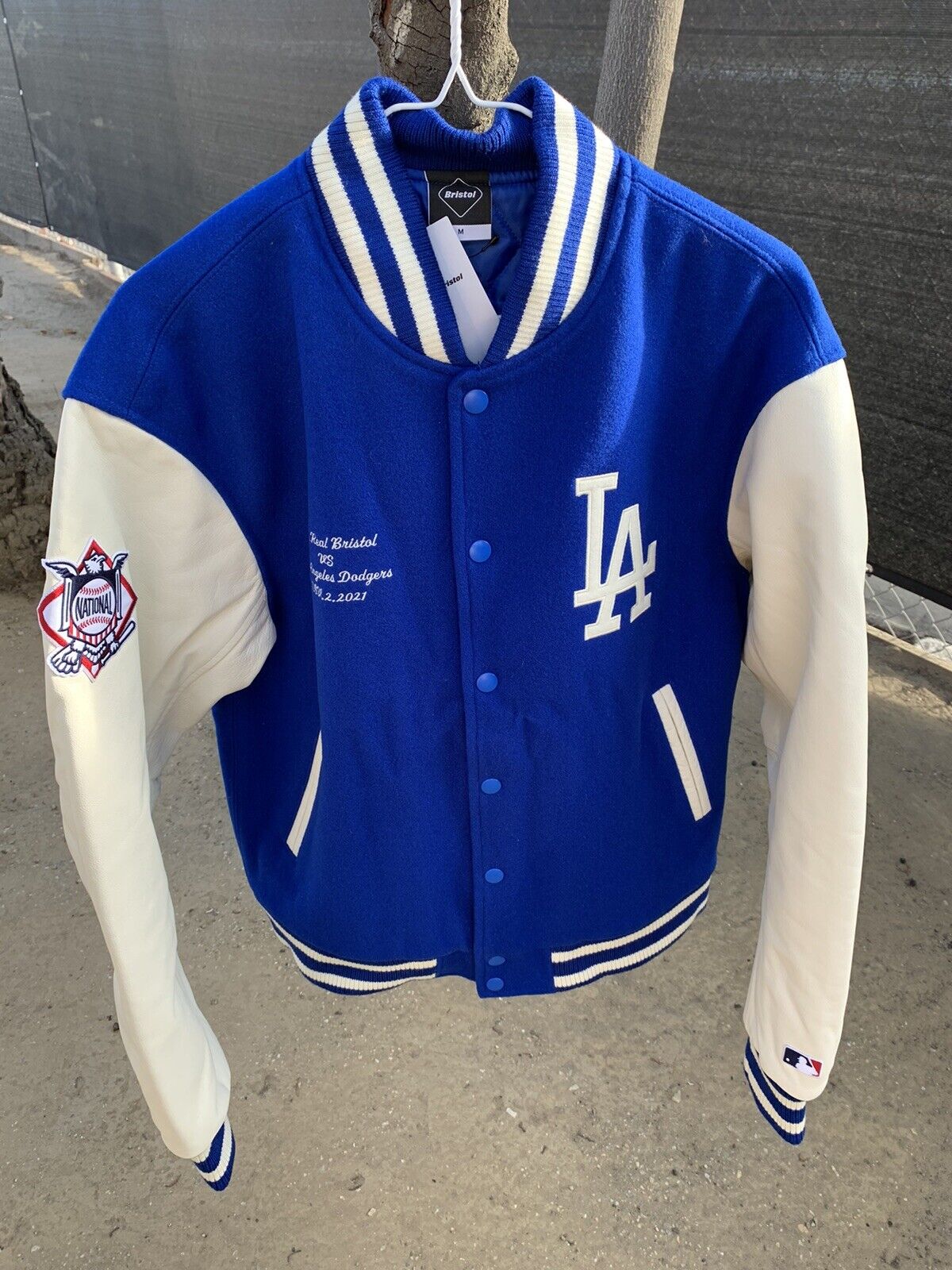 LOS ANGELES DODGERS ALL STAR VARSITY JACKET (BLACK/WHITE)