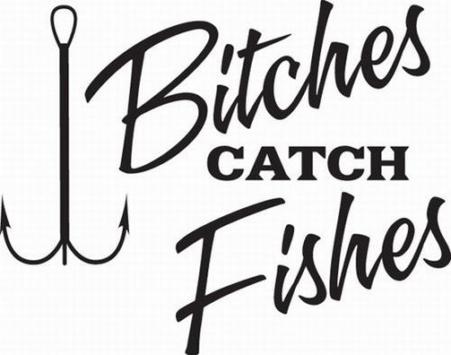 FISH 1/13 DECAL VINYL GRAPHIC BAIT POLE VAN VEHICLE CROSS OVER TRUCK SUV - Picture 1 of 2