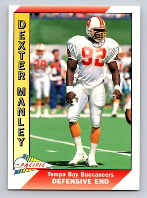 #ad Dexter Manley 1991 Pacific #655 Tampa Bay Buccaneers $1.75