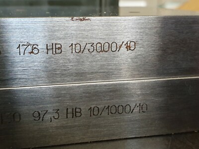 Brinell  hardness measuring Blocks (200±50) HB 10/3000/10  USSR Top Grade! 2pcs