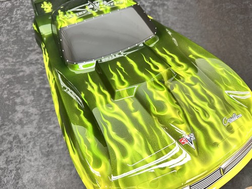 CUSTOM PAINTED RC DRAG BODY NO PREP LOSI 22S AE DR10 TRAXXAS SLASH 1963 SINGRAY - Picture 17 of 21