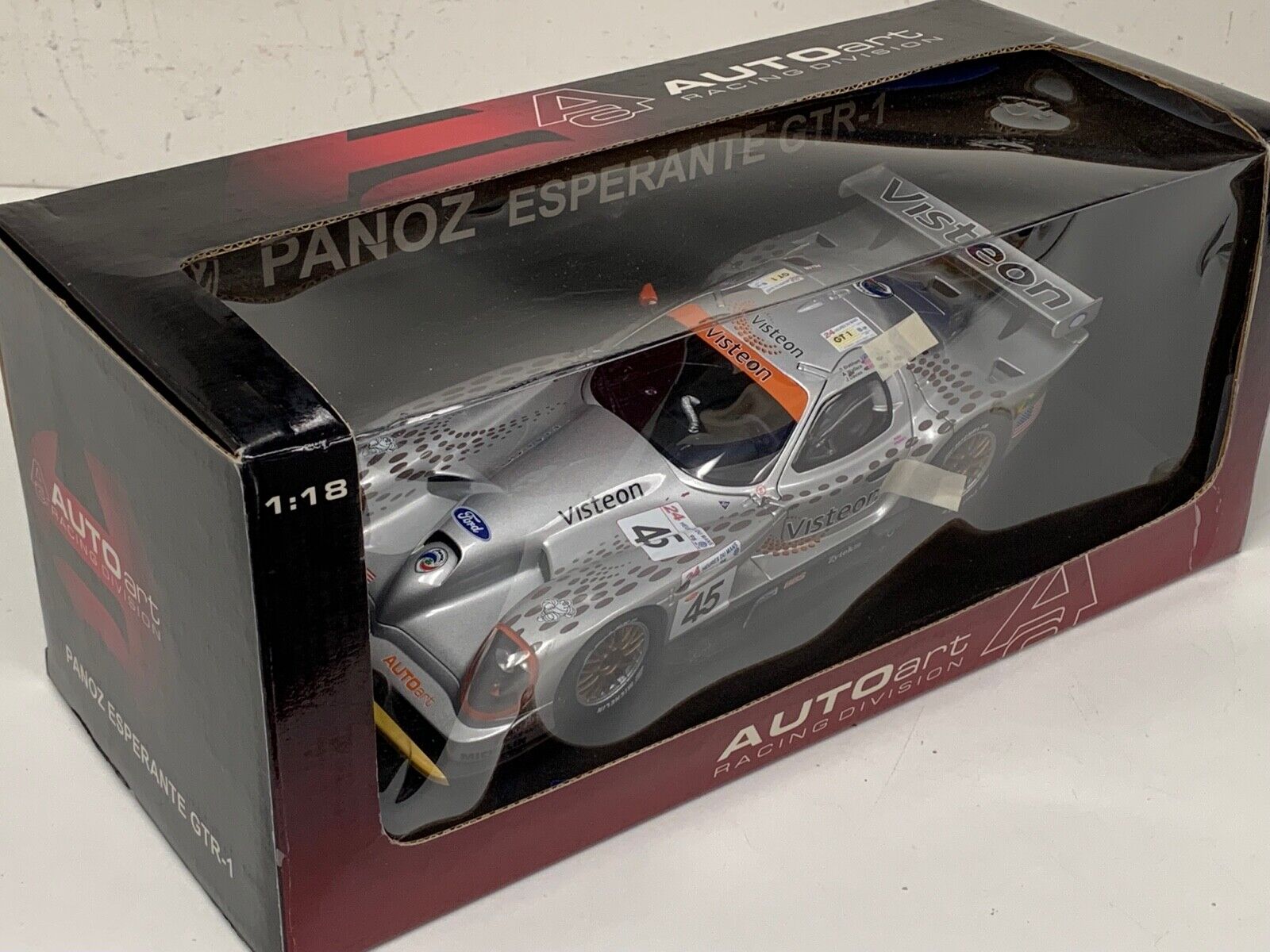 1/18 AutoArt Panoz Esperante GTR-1 1998 24 Hours of LeMans Car #45. 89852.  OC4