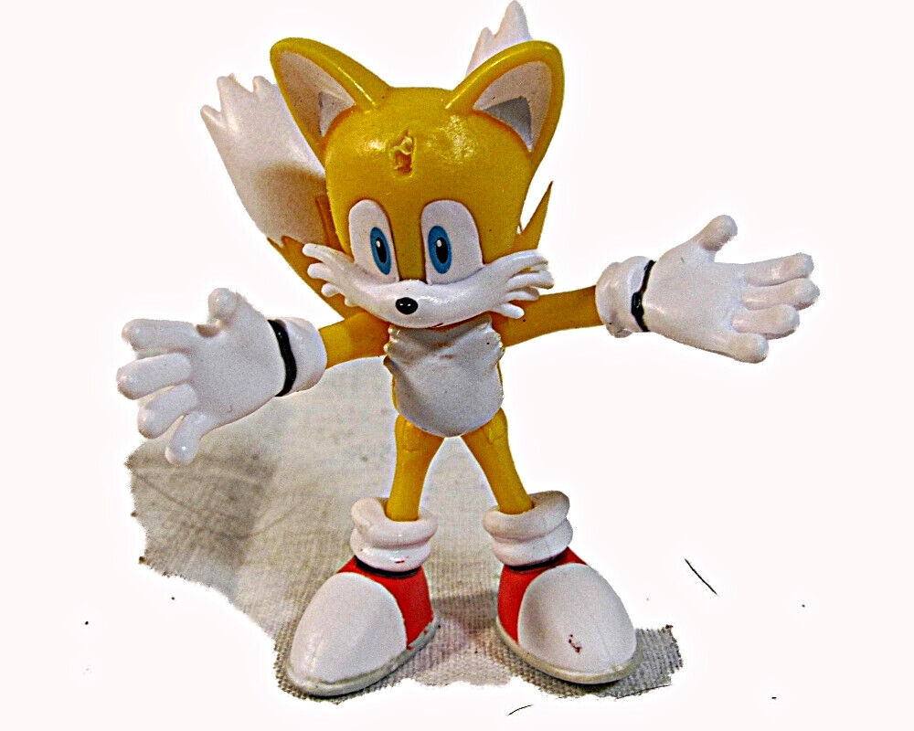 Sonic Hedgehog Classic Tails Action Figure 3” Inch Sega Posable RARE.