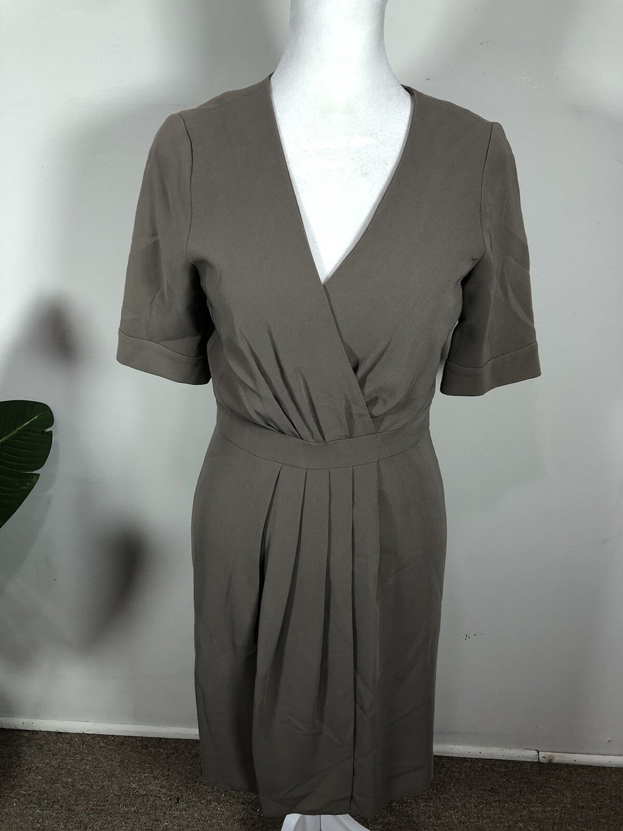 j crew short sleeve wrap dress J.crew Dress Size XS midi wrap Blue White Polka Dot Print Cap Sleeve