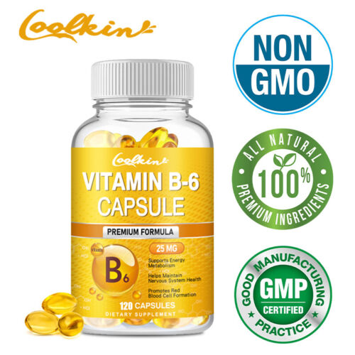 Vitamin B-6 (Pyridoxine Hydrochloride) - Nervous System, Cardiovascular Health - Zdjęcie 1 z 11