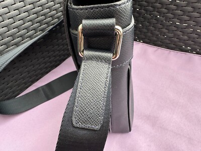 Louis Vuitton Roman PM Messenger Bag In Ardoise Taiga Louis Vuitton Roman PM Messenger Bag In Ardoise Taiga