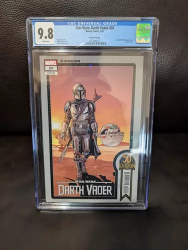 Star Wars Darth Vader #20 2nd Print CGC 9.8 1st Mandalorian Grogu Cover Marvel