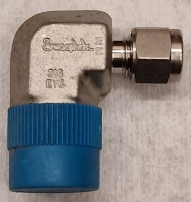 Swagelok SS-6MO-2-8 Klemmring - Verbinder 90° Bogen 6mm auf 1/2'' NEU