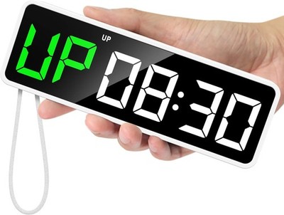 REACHER Tragbare Gym Timer & Uhr, Countdown/UP,Stoppuhr,Crossfit,Workout Interva
