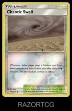 CHAOTIC SWELL 187/236 UC COSMIC ECLIPSE POKEMON REVERSE HOLO NM/M