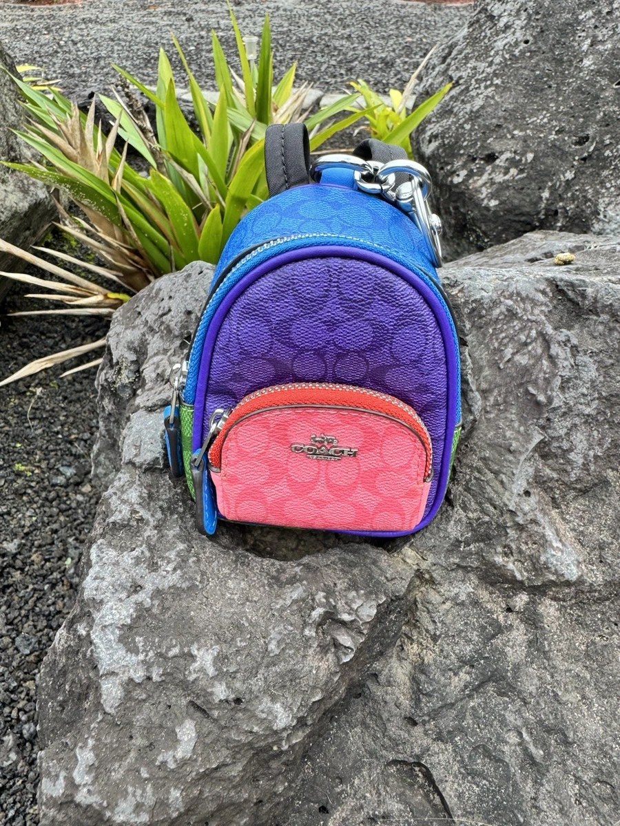 Coach color block Andi mini metallic backpack EUC Coach | Bags | Coach Color Block Andi Mini Metallic Backpack  main image 4
