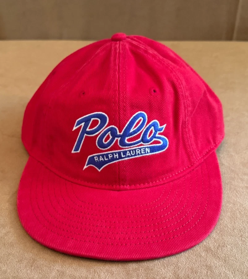 Polo Ralph Lauren Men's Logo Washed Twill Ball Cap Newport Red blue OSFA hat NWT