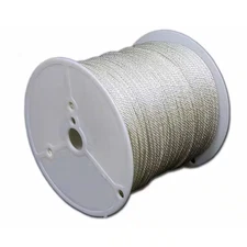 Solid Braid Nylon Rope 1/4 in x 200 ft Spool Strong Durable UV Resistant Craft