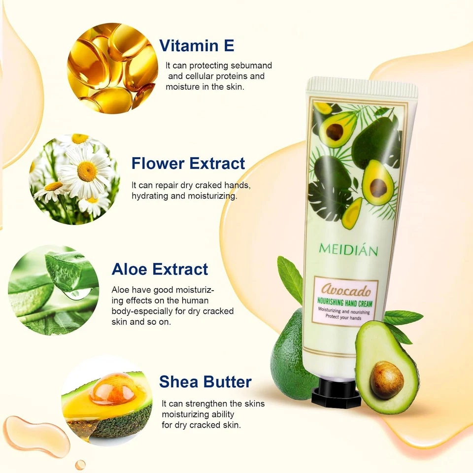 Handcreme Set, 20PCS Parfümierte Feuchtigkeitsspendend Handcreme Fußcreme, Ge... - Bild 4 von 4