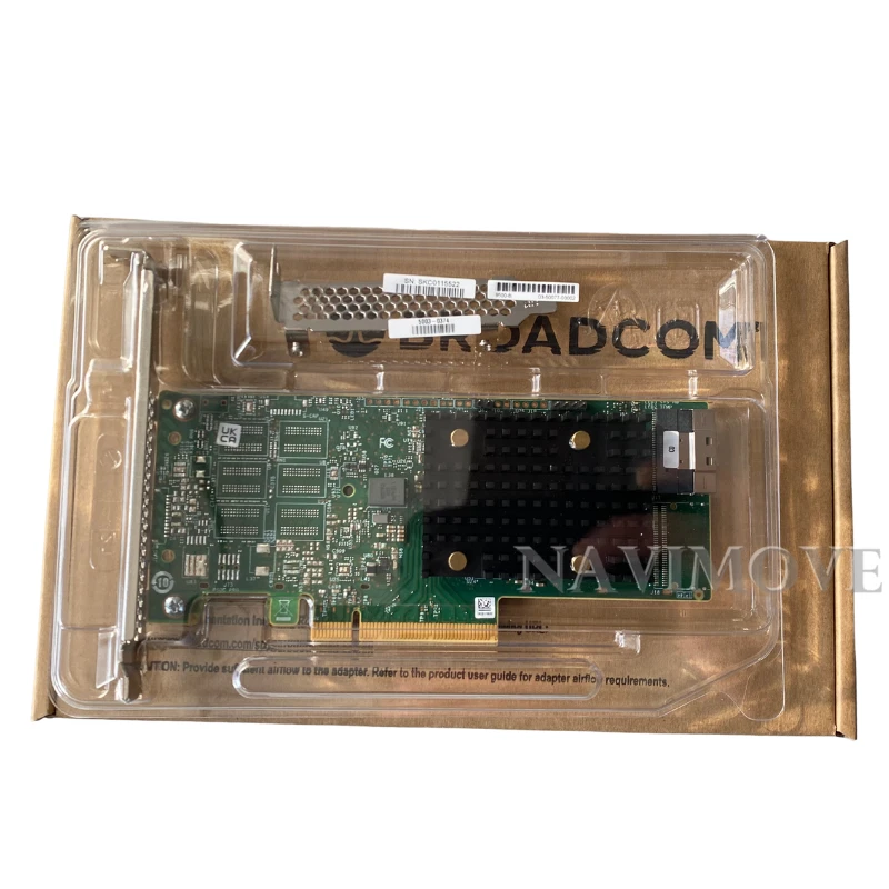 New Broadcom HBA 9500-8i Tri-Mode IT-Mode Interface Cards/Adapter Internal SAS - Image 3 of 4