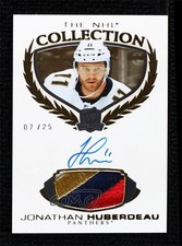 2020-21 Upper Deck The Cup NHL Collection 7/25 Jonathan Huberdeau Patch Auto 0c3