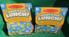 2x Melissa  Doug What  s For Lunch Surprise Meal Play Food Set - Series 2 Toy