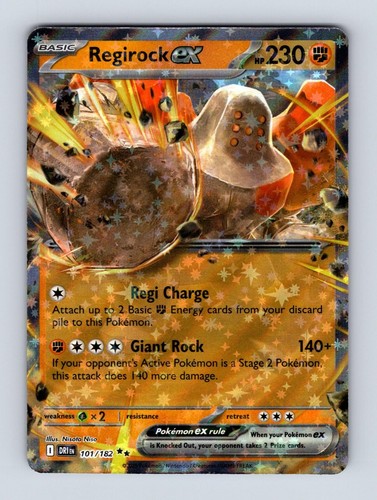 Regirock ex 101 - SV10: Destined Rivals Pokemon 2025