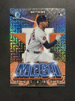Brice Matthews 2026 Bowman Mega Futures Mojo Refractor RC SP #MF-8 Astros