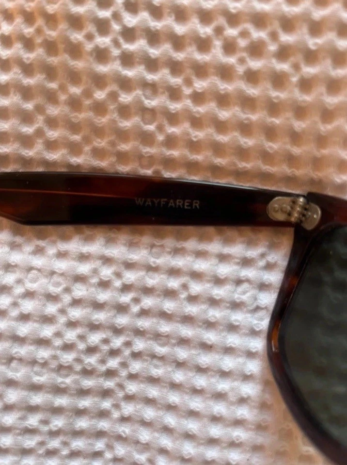 B&L Ray Ban Wayfarer BL5024 Tortoise Shell Sunglasses Vintage, photo 4 of 5