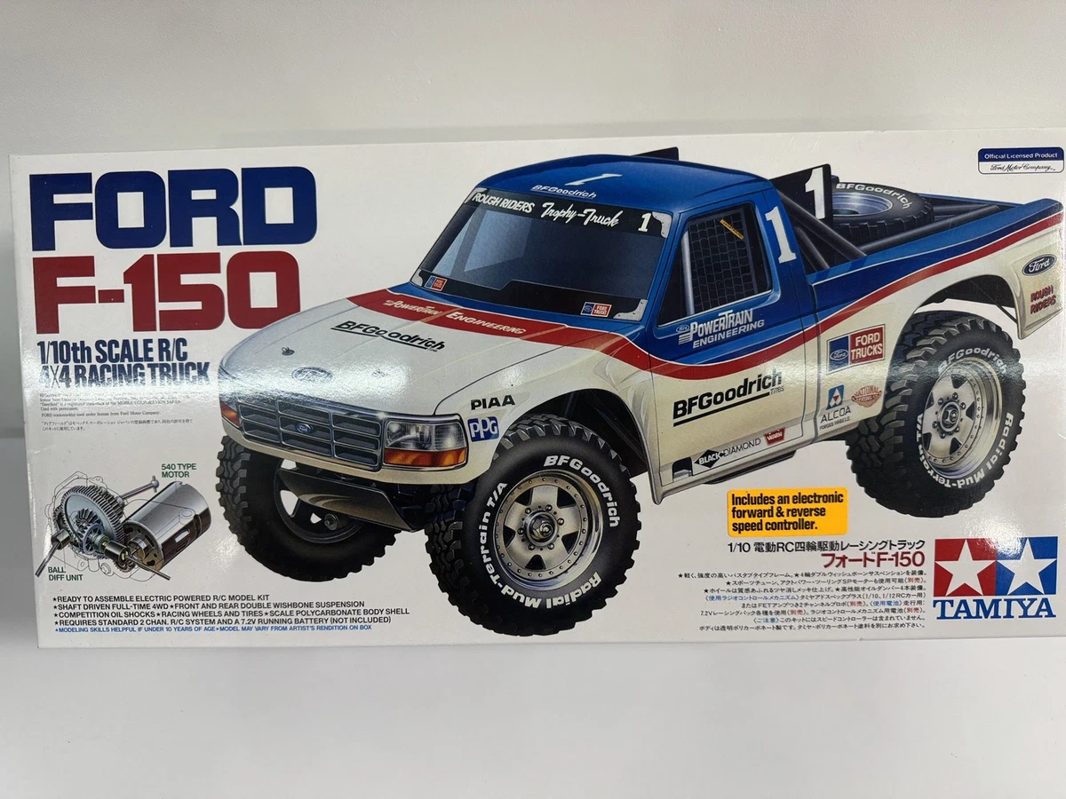 TAMIYA 1/10 フォード F150 トロフィートラック 電動 タミヤ 未組立 タミヤ 1/10 フォード F-150 電動RC 四輪駆動レーシング