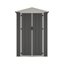 Modern Outdoor 3 Color Double Door Shed and Lock Large Garden Storage Shed 4x1ft