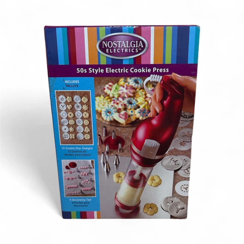 Prensa de galletas eléctrica Nostalgia estilo años 50’s Foto 4 de 4