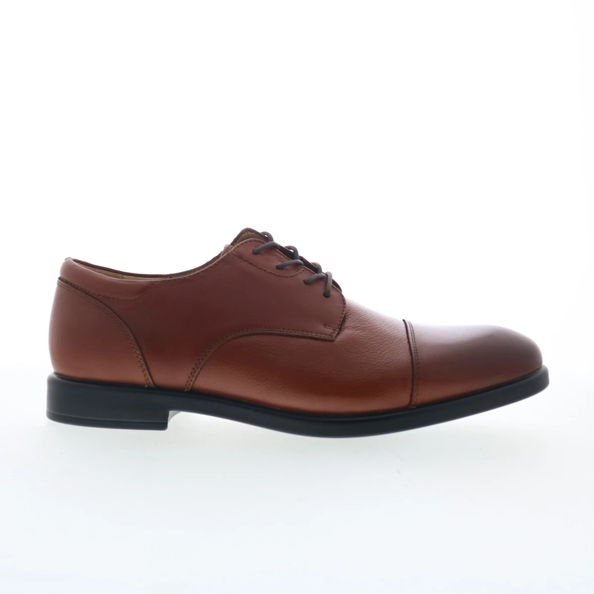 La Milano Brown Leather Upper Dress Shoes for Men for sale 