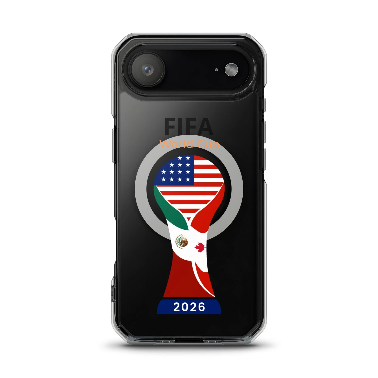 Soccer World Cup 2026 MagSafe® clear case for iPhone®
