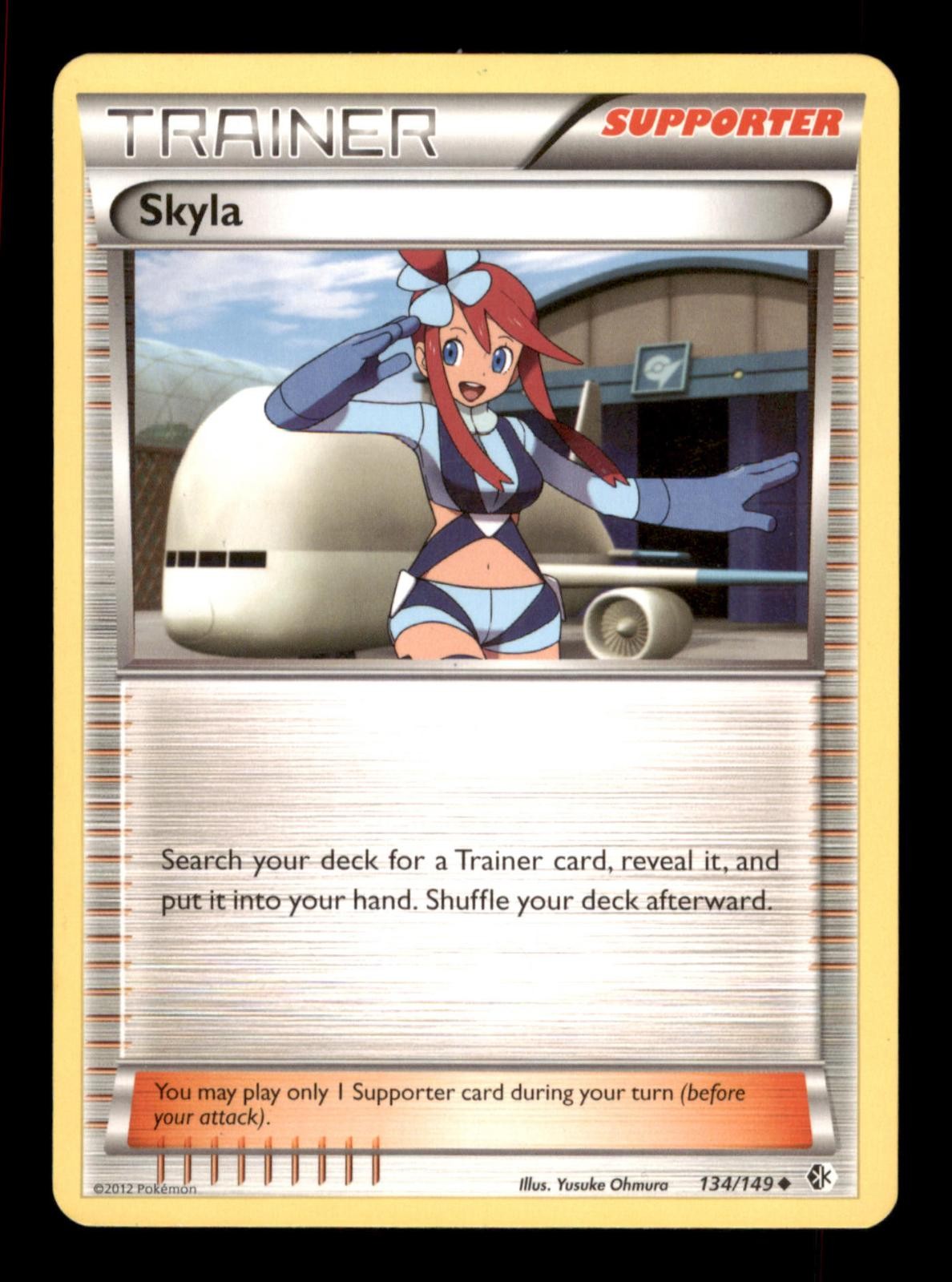 Skyla 134/149 Boundaries Crossed Pokemon TCG Moderately Played