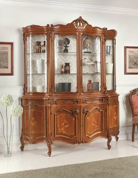 Vitrinen Glas Schrank Vitrine Glasschrank MöBel Anrichte SchräNke Vitrinen Neu-image