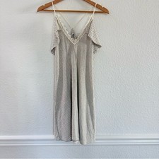 Zara Striped Knit Sundress Cover up Dress Size Small