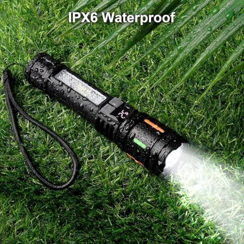 Flashlights High Lumens Rechargeable 2 Packs, 990,000 Lumens Super Bright LED - Picture 7 of 7