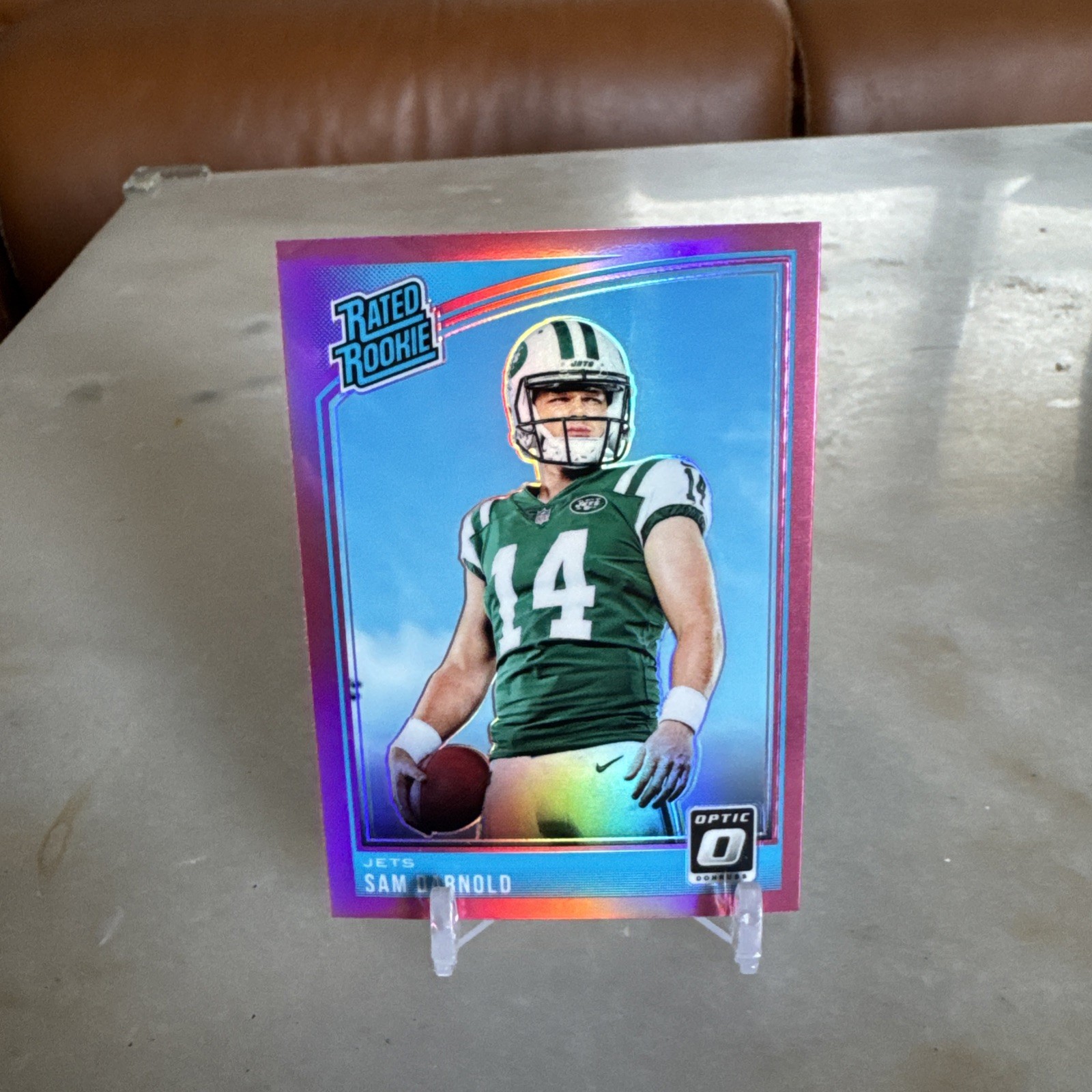 2018 Panini Donruss Optic Sam Darnold Pink Prizm #151 RC  