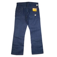 Vintage 70's Saddle King Western by Key Raw Denim Bootcut Jeans Mens 40x32 NOS