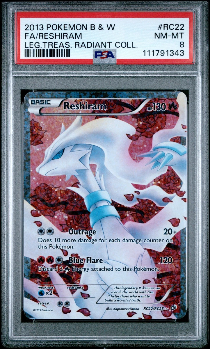 Reshiram RC22/RC25 Legendary Treasures: Radiant Collection for