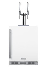 Summit SBC58BIADANCFTWIN 24"W 5.5 Cu. Ft. Built-In Coffee Double - White