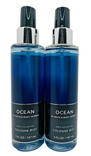 Bath  Body Works Men's Collection Ocean Cologne Mist 5 Oz x2