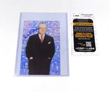 Wellington Mara Signed 1991 Pro Football Hall of Fame 4x6 Card /5000 JSA Auto