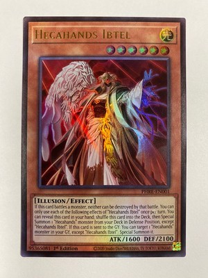 Hecahands Ibtel PHRE-EN001 Ultra Rare 1st Edition Near Mint Yugioh