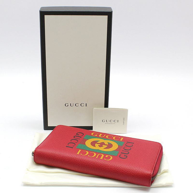 Gucci Unused Red Leather Logo Print Zipper Wallet 496317 | eBay Gucci Unused Red Leather Logo Print Zipper Wallet 496317 | eBay