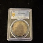1893 P $1 Morgan Silver Dollar PCGS XF45, Semi-Key Date Coin,