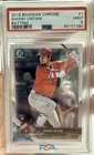 SHOHEI OHTANI Rookie 2018 Bowman Chrome #1 Batting - PSA MINT 9 Angels MVP