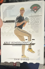 Panini 2025 Prospect Edition Kruz Schoolcraft San Diego Padres #24 /25
