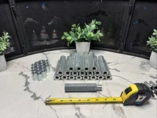 20 QTY! Female Thread Hex Steel Standoffs 1/2-13 Hex 4” Long Thread Zinc Pl.