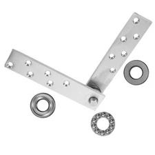 1 Set Heavy Duty Pivot Hinge Stainless Steel Hidden Door Hinge With 360 Degree