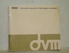 Fairchild Digital Multimeter 7050 Instruction Manual