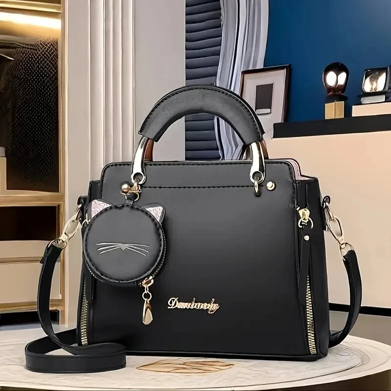 Bolso de mano y monedero para gatos, asa superior, bolso bandolera para el hombro ✨Nuevo